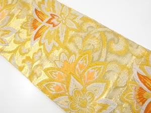 アンティーク　唐花模様織り出し袋帯（材料）